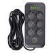 Мережевий фільтр подовжувач 2м, 6 розеток 4*USB+Type-C Power-Socket F06U Чорний 35150 фото 5
