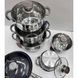 Набор посуды из нержавеющей стали 12 предметов BANOO BN5001 14743 фото 3