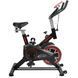Велотренажер Spin bike Чорний з червоним 26109 фото 1