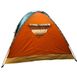 Палатка 4-х местная Зеленая с оранжевым 3951 фото 2
