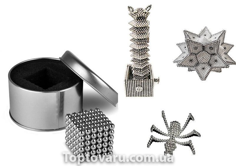Конструктор-головоломка Neocube 216 кульок Silver 848 фото