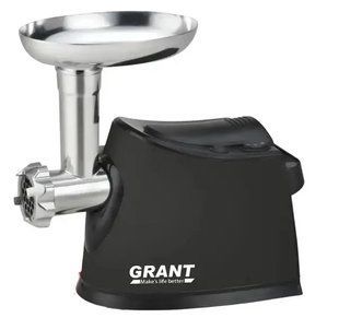 Электрическая мясорубка GRANT 6251 3000W с соковыжималкой для томатного сока Черная 11520 фото