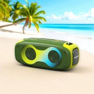 Колонка беспроводная Bluetooth BT5.0, 70W, TWS, AUX/TF/USB, 7h, IPX5| Hopestar A30 party Зеленая 30184 фото