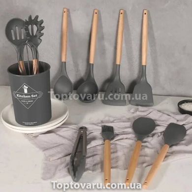 Набор кухонных пренадлежностей 12 предметов Zepline ZP-036 Серый 14765 фото