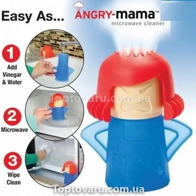 Очиститель паровой для микроволновки Angry Mama 11946 фото