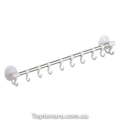 Подвесная вешалка для полотенец Hanging Rod Hook Towel SQ1918 № G09-74 Белая 4222 фото