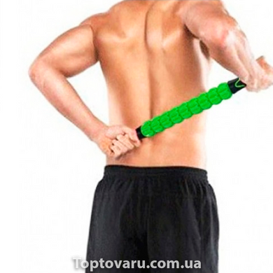 Роликовый массажер для мышц всего тела Muscle stick Зелёный 4205 фото