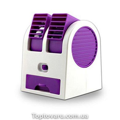 Настольный мини кондиционер Conditioning Air Cooler USB фиолетовый 331 фото
