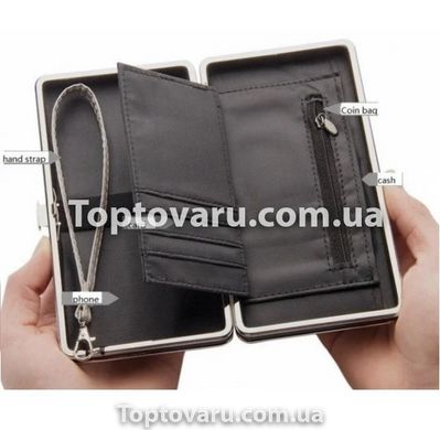 Жіночий гаманець для грошей з ремінцем Baellerry n1228 Чорний 6024 фото