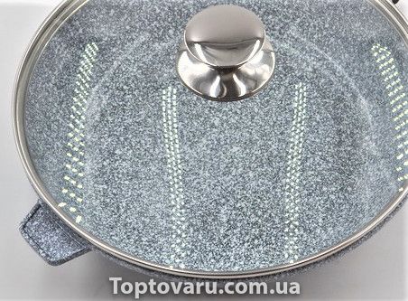 Сковорода лита WOK з антипригарним гранітним покриттям 28*7см BN-521 5239 фото