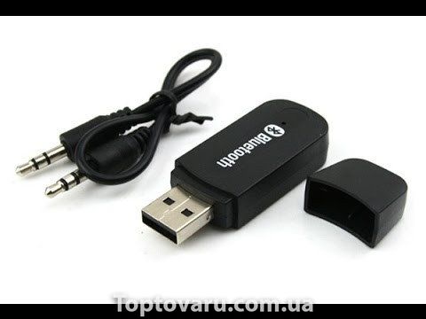 AUX USB Bluetooth, аудіо адаптер H-163 NEW фото