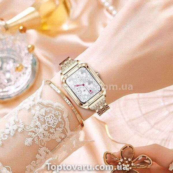 Смарт-годинник жіночий Smart Flower New Gold в коробці 14925 фото
