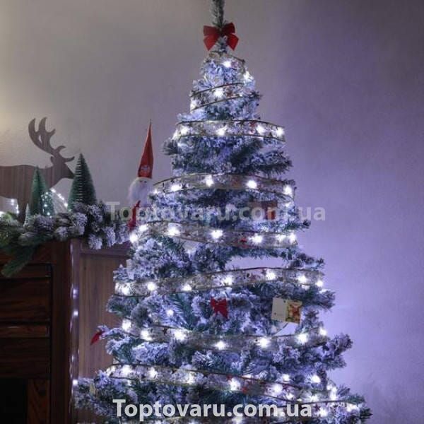 Гирлянда широкая в виде ленты 100Led 10м Christmas Decoration Белый 20996 фото