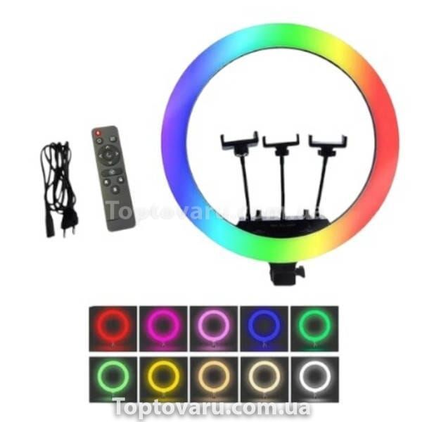 Лампа кільцева RGB MJ56 18285 фото
