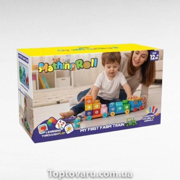 Игрушка развивающая Поезд с игрушками MKD 226 A Разноцветный 38669 фото