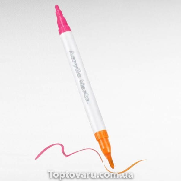 Набір акрилових двосторонніх маркерів 48шт-96кол Acrylic Marker MAP-07 35042 фото