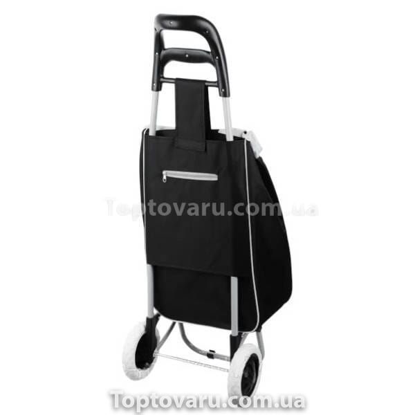Сумка на коліщатках для покупок Trolley small Чорна 23334 фото