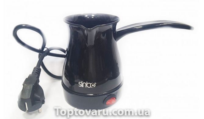Электрическая турка кофеварка Sinbo SCM-2949 Черная 2849 фото