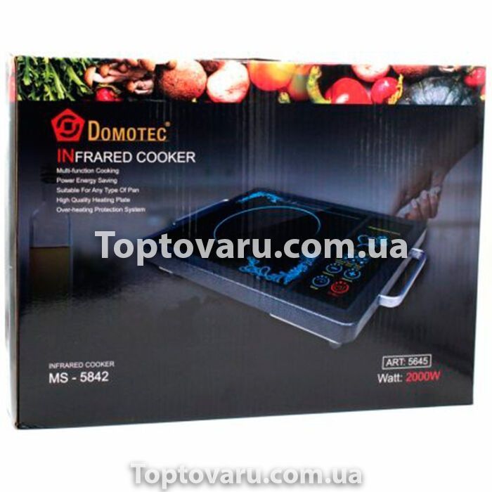 Электроплита инфракрасная Domotec MS-5842 2000 Вт 6697 фото