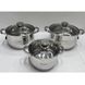 Набор посуды из нержавеющей стали 6 предметов BANOO BN5002 14744 фото 4