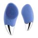 Електрична силіконова щітка-масажер для чищення особи Sonic Facial Brush Синя 7624 фото 1