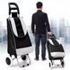 Сумка на коліщатках для покупок Trolley small Чорна 23334 фото 1