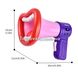 Мегафон гучномовець для запису голосу та функцією зміни голосу Рожевий 7675 фото 6