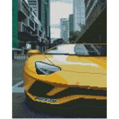 Алмазна мозаїка Strateg ПРЕМІУМ Жовтий Lamborghini розміром 30х40 см (HX475) HX475-00002 фото