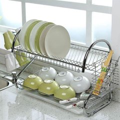 Стійка для зберігання посуду kitchen storage rack 998 фото