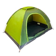 Палатка 2-х местная Зеленая с салатовым 200х100х110 5925 фото