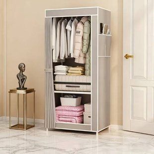 Шафа для одягу тканинна Storage Wardrobe AND XL-1616 Сірий 37334 фото