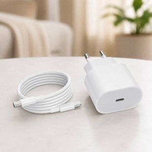 Зарядний пристрій 26X-199 35W USB-C із кабелем Type-C швидка зарядка Біле 38313 фото