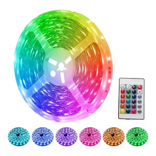 Світлодіодна стрічка LED RGB 5050 10м USB 5,5v 12546 фото