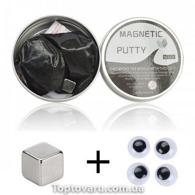 Умный магнитный пластилин Magnetic Putty Черный 1310 фото