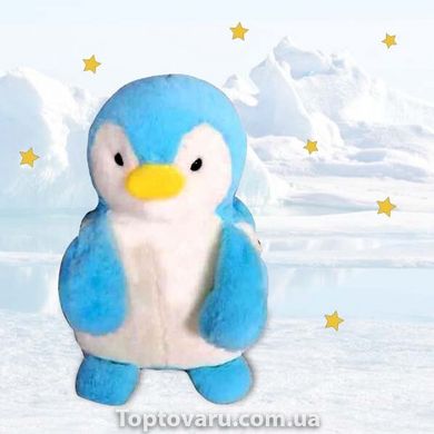 Игрушка-подушка Пингвин с пледом 3 в 1 Голубой 2842 фото