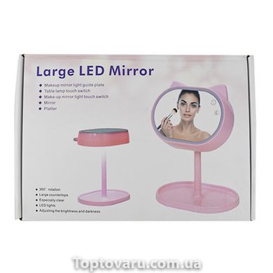 Led mirror Большое зеркало с подсветкой для макияжа FOX Белый 3986 фото