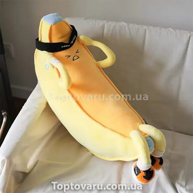 Игрушка-подушка Банан с пледом 3 в 1 Желтый 10160 фото