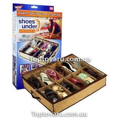 Органайзер для зберігання взуття Shoes Under Tote 8743 фото