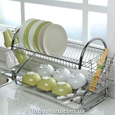 Стійка для зберігання посуду kitchen storage rack 998 фото