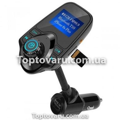 Автомобільний FM трансмітер T10 Bluetooth 5735 фото