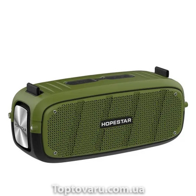 Колонка Bluetooth HOPESTAR A20 PRO + микрофон Зеленая 6387 фото