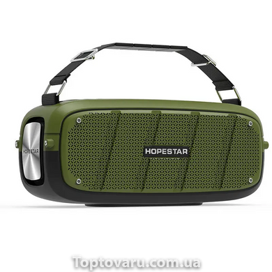 Колонка Bluetooth HOPESTAR A20 PRO + микрофон Зеленая 6387 фото