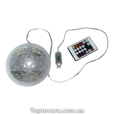 Світлодіодна стрічка LED RGB 5050 10м USB 5,5v 12546 фото