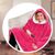 Толстовка-плед с капюшоном Huggle Hoodie Розовый 2758 фото