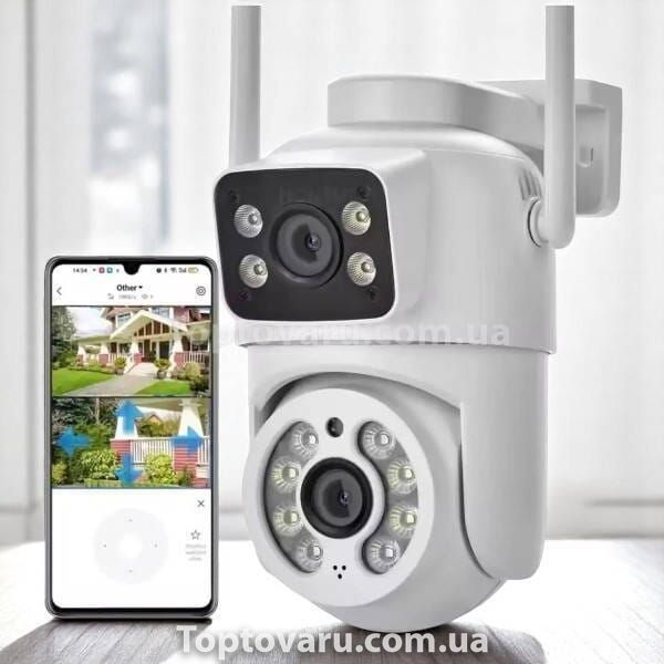 Камера видеонаблюдения wifi q13 Белая 25399 фото