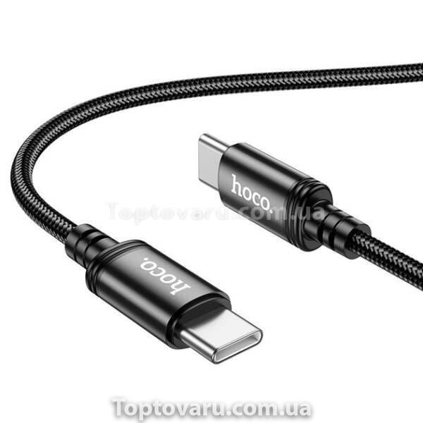 Кабель HOCO X89 Wind 60W charging data cable Type-C to Type-C Black 22494 фото
