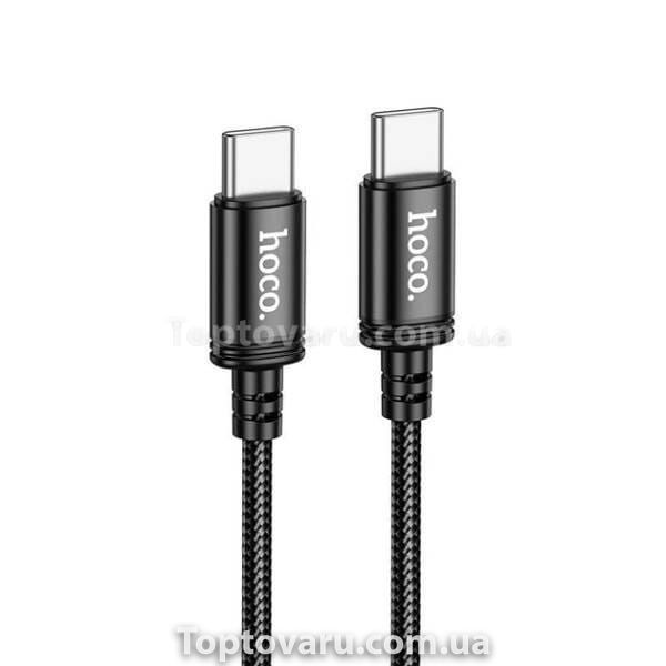 Кабель HOCO X89 Wind 60W charging data cable Type-C to Type-C Black 22494 фото