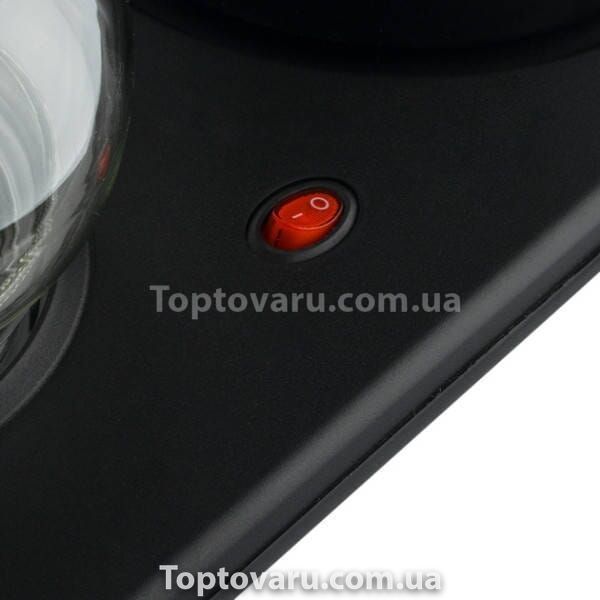Чайник электрический на подставке со стеклянным заварником XPRO RAF 7855 Черный 26753 фото