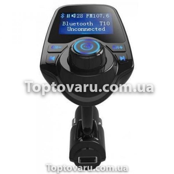 Автомобільний FM трансмітер T10 Bluetooth 5735 фото