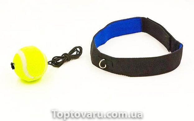 Тренировочный теннисный мяч боксерский Fight Ball Head, пневмотренажер, салатовый 2157 фото